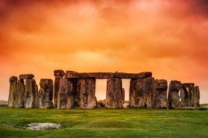 Stonehenge at dusk